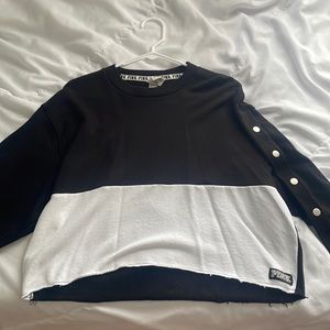 Victorias Secret Pink Crop Sweater Medium